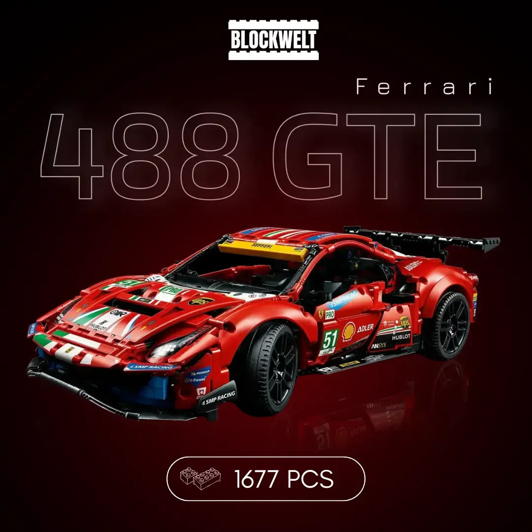 488 GTE (1,677 Pieces)